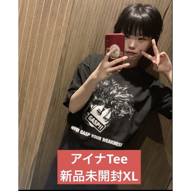 アイナジエンド bish グッツ　ツアー　tシャツ 新品　未開封 アイナ・ジ・エンド ENDぶんの♡Tシャツ Lサイズ ブラック 黒